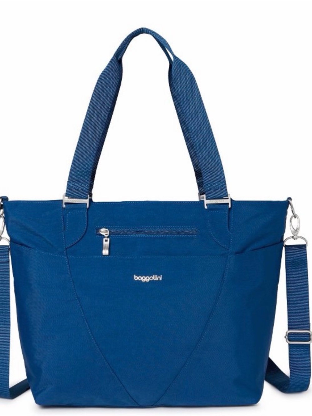 Baggallini Avenue Blue Everyday Tote - Convertible Shoulder Bag